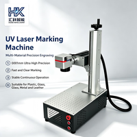 Machine de gravure laser UV industrielle 3W/5W/10W/15W, marqueur laser UV pour le marquage du verre, du plastique et du métal