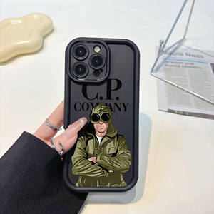 <span class=keywords><strong>Coque</strong></span> Tendance Style Français Antichoc Cp Company en TPU Souple Anti-Chute pour <span class=keywords><strong>iPhone</strong></span> 12 13 14 15 16 Pro Max Plus - Product Image 4