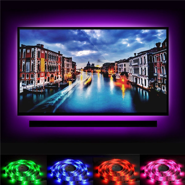 Smart rétro-éclairage a mené la lumière de bande rgb avec un mini contrôleur de taille adaptée aux besoins du client mené par