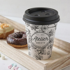 Gobelets en papier à parois épaisses pour smoothies, capacité de 16 oz, pour smoothies aux fruits - Product Image 1
