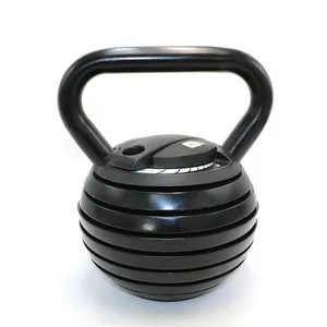 LongGlory Strength Training Kettlebell Weights Set Exercise 20LB/9KG Adjustable Kettlebell