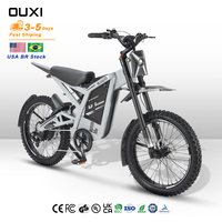 Vélo de montagne électrique OUXI 30AH GT2000, batterie 48V, 7 vitesses, cadre en aluminium, entrepôt US/BR
