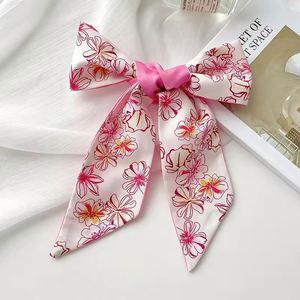 Élastiques à cheveux longs en tissu pour filles, accessoires de mode élégants, attaches pour queue de cheval, chouchous tendance - Product Image 3