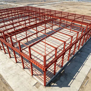Structure <span class=keywords><strong>de</strong></span> charpente <span class=keywords><strong>en</strong></span> acier préfabriquée <span class=keywords><strong>de</strong></span> qualité industrielle pour atelier <span class=keywords><strong>de</strong></span> fabrication <span class=keywords><strong>de</strong></span> métaux lourds - Product Image 1