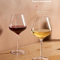 Verre à vin en Tritan transfrontalier de conception moderne en plastique coloré pour gobelets ménagers en plastique PC pour eau et vin