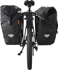 <span class=keywords><strong>Sacoche</strong></span> de vélo imperméable, <span class=keywords><strong>sacoche</strong></span> universelle pour sac de vélo, sacs à bagages pour siège arrière en toile - Product Image 3