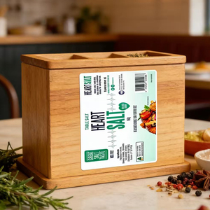 High-Quality Food Grade Sticker Eco-Friendly PE Adhesive Label Custom Logo Label For Edible Salt Spice Jar Packaging - Product Image 5