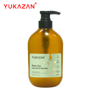 Gel de Ducha con Aceite Esencial Yukazan Relax Zen 500ml, Superventas en Malasia, Garantía del Mejor Proveedor, Calidad Premium, Aroma a Madera de Oud, Alivia el Estrés - Product Image 1