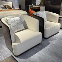 Meubles sur mesure de luxe léger italien pour salon, chambre et villa : canapé modulable en bois pour grands espaces.