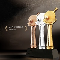 Medallas de bádminton personalizadas, trofeos, regalos, Copa grande, Metal dorado, tenis de mesa, béisbol, Rugby, Golf, fútbol, trofeo deportivo
