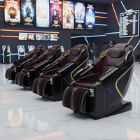 Fauteuil de massage commercial électrique 3D de luxe portable à gravité zéro 2026 pour cinéma et salle de sport