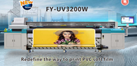 Imprimante hybride UV industrielle CHALLENGER FY-UV3500W, film PVC souple, papier peint, cuir, machine d'impression numérique UV