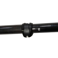 Pagaie de SUP gonflable en fibre de carbone avec lame en plastique réglable