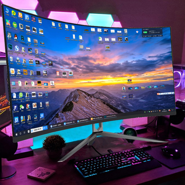 Wholesale Low Price 27 Inch Computer Lcd Screen Monitor Gaming 4k OEM Led Desktop 144hz Monitors 32 Inch Curved Gaming Monitor