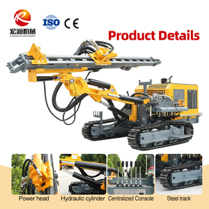 Khí nén DTH Giàn Khoan cho mỏ đá cứng khai thác đá mở đúc bề mặt máy khoan lỗ sâu nổ thiết bị khoan - Product Image 2