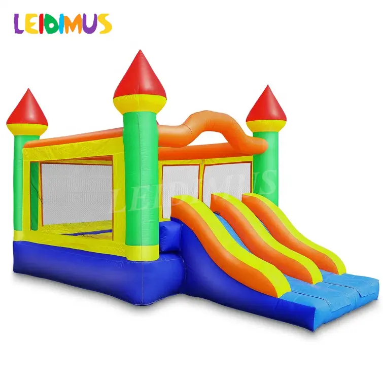 15'x 22 'Hot Sale aufblasbare Combo Bounces House mit Doppel rutsche und Luft gebläse, aufblasbare Party Moon Bounces