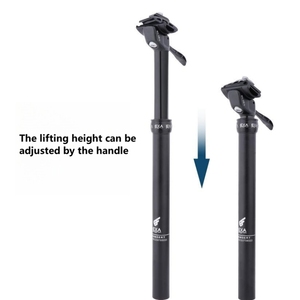 <span class=keywords><strong>Tige</strong></span> <span class=keywords><strong>de</strong></span> <span class=keywords><strong>selle</strong></span> à levage rapide <span class=keywords><strong>KS</strong></span> Exaform en alliage d'aluminium, longueur 450 mm/140 mm, diamètre 27,2 mm, course 100 mm/120 mm pour pièces <span class=keywords><strong>de</strong></span> vélo VTT - Product Image 2