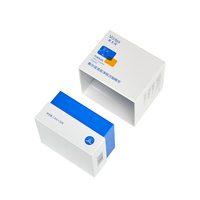 2 pièces de boîtes cadeaux de luxe pour emballages de peptides médicamenteux, en papier couché avec laminage mat et gaufrage haut de gamme