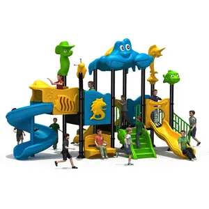 MT-HY006 Factory manufacturer used kids outdoor playground plastic slide equipment