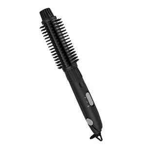 2024 New Hair Product Anti-Scald Design 3 In 1 Curler Straightener Brush Professional Hair Tool.