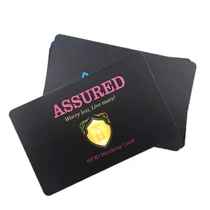 은행 카드 보호를 위한 신형 RFID 차단 카드