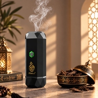 Nouveau mini brûleur d'encens électronique rotatif, brûleur de bakhoor électrique rechargeable, diffuseur d'arômes d'oud pour chambre et maison