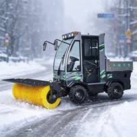Balayeuse à neige électrique multifonctionnelle pour trottoirs d'aéroport, résistante au froid et très bien cotée