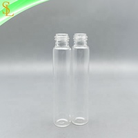 Botol Semprot Parfum Mini Portabel Isi Ulang 10ml, Kaca Bening Bulat Berembun, Pompa Semprot, Botol Semprot Perjalanan, Kosmetik, Sablon