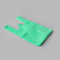 Sacs de courses pliables en HDPE personnalisés, écologiques, très demandés en Chine, avec poignées pour T-shirts