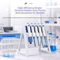 Pipette à volume réglable monocanal 0,1 µl-10 ml, micropipette mécanique en plastique pour usage en laboratoire