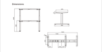 JIECANG OEM ODM Cadre de bureau électrique réglable en hauteur à double moteur pour table assise-debout