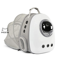 Sac à dos extensible pour animaux de compagnie avec plusieurs trous de ventilation, design pliable pour petits animaux, idéal pour les sorties quotidiennes, vente en gros