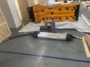 Accesorios para Excavadora SOOSAN SB121, Martillo Hidráulico Tipo Superior, Equipo de Construcción para Excavadoras de 28-35 Toneladas, Demolición - Product Image 2