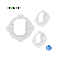 Boîtier d'extension rond en PVC à une place homologué BAREP CETLus SNW-110R pour boîte de jonction de prise et interrupteur – Vente directe usine