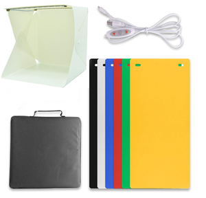 Fotografia pieghevole tenda da tiro portatile Mini 40cm Top Circle Ring Light Photo Studio Box per alimenti scatto fotografico professionale - Product Image 3