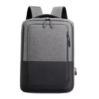 Sac à dos d'affaires imperméable personnalisé pour voyage, 15,6 pouces, sac à dos pour homme, sac à dos pour ordinateur portable sec et humide avec chargeur USB