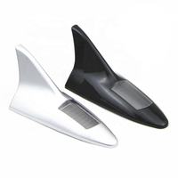 Lampe d'avertissement de collision arrière à énergie solaire, antenne de véhicule, lumière clignotante en forme de requin