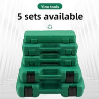 XZC XZCAR01 Ensemble d'outils de réparation automobile 10.13.21.32.37 pièces, jeu de clés à douilles en acier au chrome-vanadium, coffret en plastique, ensemble complet