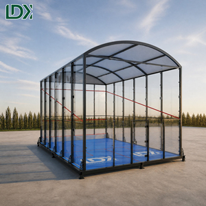 Terrain de <span class=keywords><strong>squash</strong></span> extérieur entièrement vitré avec toit pour clubs de <span class=keywords><strong>squash</strong></span>, hôtels et centres de fitness - Product Image 2