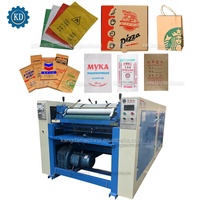 Machine d'impression semi-automatique de sacs en jute pour boîtes à pizza multicolores et multi-usages, nouvelle génération, choix commercial de maître, 60m/min KANGDA