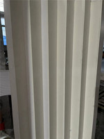 Büyük 240cm Beyaz PVC 3D Kemer Arka Plan Standı Dekorasyon Seti Taşınabilir Klasik Stil Düğün Partisi Doğum Günü Etkinlikleri için