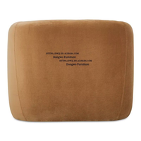Fauteuil individuel en bois massif et tissu, style rural nord-européen et américain, pour négociation, mobilier
