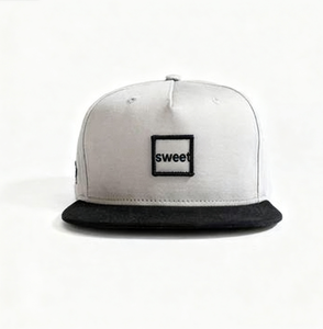 Casquette Snapback à 5 panneaux en coton personnalisée, style streetwear décontracté, motif lettres - Product Image 2