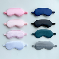 Grosir Lvdi YZ-170 Gaya Eropa Amerika Warna Solid Cetak Logo Kustom Dapat Disesuaikan Elastis Bernapas Lembut Halus Masker Mata