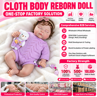 Poupées bébés reborn en coton BERCLA en stock, 18-24 pouces, en vinyle, réalistes, nouveau-nés, vente en gros d'usine, OEM, ODM, ASTM, CPC, CE, BSCI