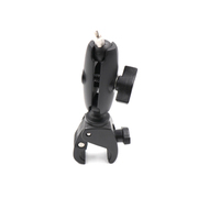 VIN MOUNTS Poignée de batterie pour appareil photo à double rotule en nylon thermolaqué noir pour accessoires de photographie, réflecteur et support de perche photo