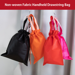 Sac de rangement avec cordon de serrage en tissu non tissé imprimé avec logo personnalisé Pochette de rangement réutilisable avec protection contre la poussière vente en gros - Product Image 6