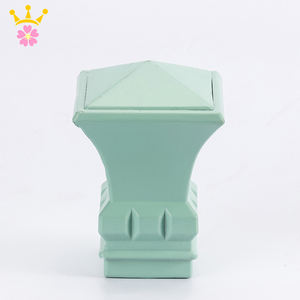 Unique Classic Plastic Grain <strong>Curtain</strong> Rod Head Luxury Head Roman <strong>Pole</strong> Heal Roman Rod Fittings New Design Made in China - Product Image 5