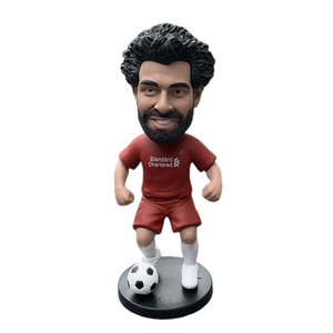 Cartoon <b>Bobbleheads</b> Design Custom Resin New Messi Bobble Head Souvenir Indoor Decoration Artificial Photo Shown Handicraft Paint - Product Image 3
