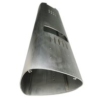 Boîtier extrudeuse d'aluminium personnalisé, boîtier d'amplification de puissance, boîtier électronique anodisé pour automobile, pièces